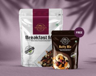 Kharawala 600 gm Breakfast Mix+ Free 50 gm Nutty Mix